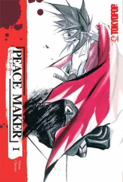 Bestselling Comics (2007) - Peace Maker Volume 1 by Nanae Chrono - Peace Market - Tokyopop - Pink Cape - Sword - Blood Drops