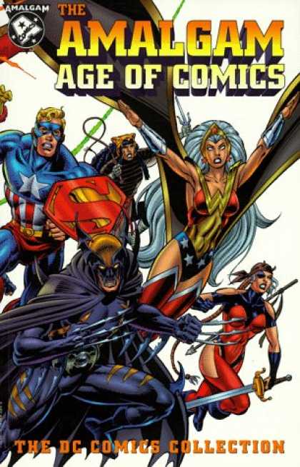 Bestselling Comics (2007) - The Amalgam Age of Comics (The DC Comics Collection) by John Byrne - Amalgam - The Dc Comics Collection - Superheroes - Fliing Men - Fighting