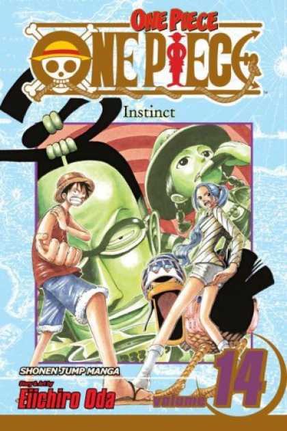 Bestselling Comics (2007) - One Piece, Volume 14: Instinct by Eiichiro Oda - One Piece - Instinct - Skull - Crossbones - Shonen Jump Manga