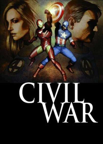 Bestselling Comics (2007) - Civil War: Fantastic Four by J. Michael Straczynski - Civil War - Star - Fighting - Man - Woman