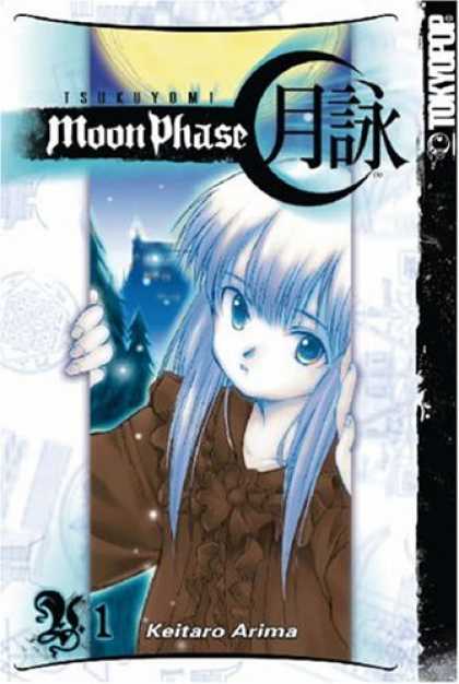 Bestselling Comics (2007) - Tsukuyomi: Moon Phase Volume 1 (Tsukuyomi: Moon Phase) by Keitaro Arima - Tsukuyomi - Tokyopop - Moon - Manga - Brown Blouse