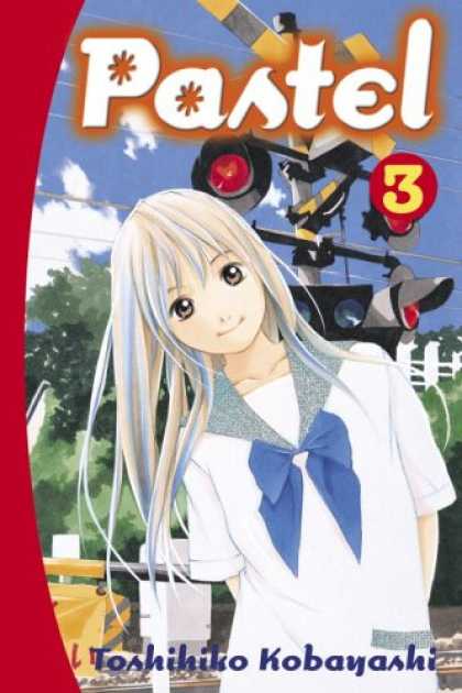Bestselling Comics (2007) - Pastel 3 (Pastel) by Toshihiko Kobayashi - Pastel 3 - Tishihiko Kobayashi - Girl - Railroad - Blue Bow