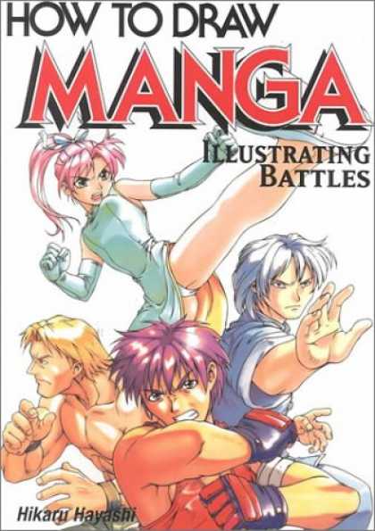 Bestselling Comics (2007) - How To Draw Manga: Illustrating Battles by Hikaru Hayashi - Hikaru Hayashi - How To Draw - Illustrating Battles - Lime Green Dress - Black And Red Gloves