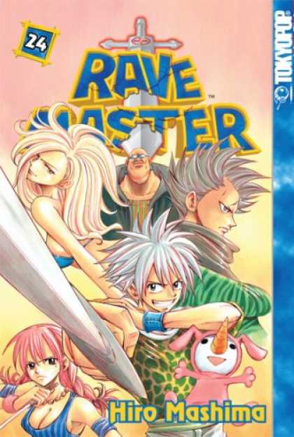 Bestselling Comics (2007) - Rave Master Volume 24 (Rave Master (Graphic Novels)) by Hiro Mashima - Rave Master - Hiro Mashima - Tokyopop - Spectacles - Hair