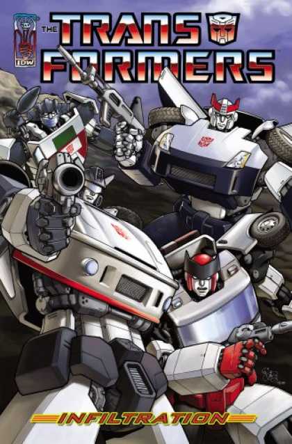 Bestselling Comics (2007) - The Transformers: Infiltration (Transformers) by Simon Furman - Transformers - Robots - Guns - Infiltration - Battle