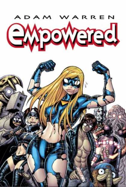 Bestselling Comics (2007) - Empowered by Adam Warren - Adam Warren - Group - Girl - Alien - Mask