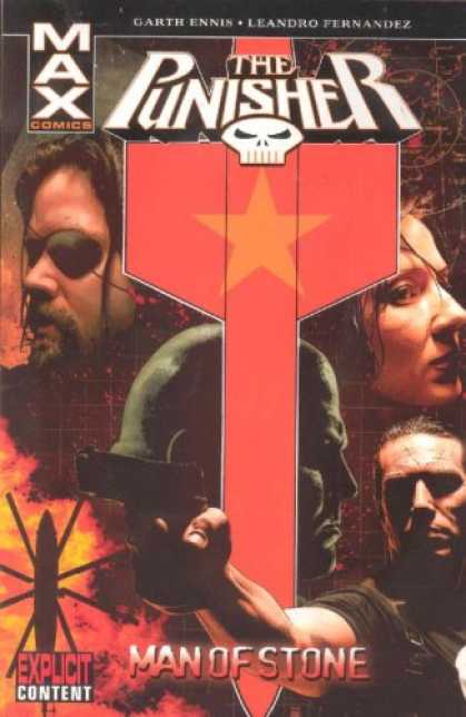 Bestselling Comics (2007) - Punisher MAX Vol. 7: Man of Stone by Garth Ennis - The Punisher - Max Comics - Garth Ennis - Leandro Fernandez - Faces