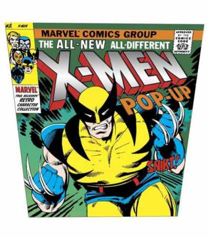 Bestselling Comics (2007) - X-Men Pop-Up: Marvel True Believers Retro Collection (Marvel True Believers) by - All New Men Different - Xmen Popup - Marvel Comic - Snikt - Mask