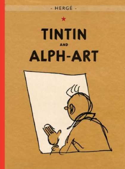 Bestselling Comics (2007) - Tintin and Alph-Art (The Adventures of Tintin) by Herge - Herge - Tintin - Alphart - Sketch - Paper