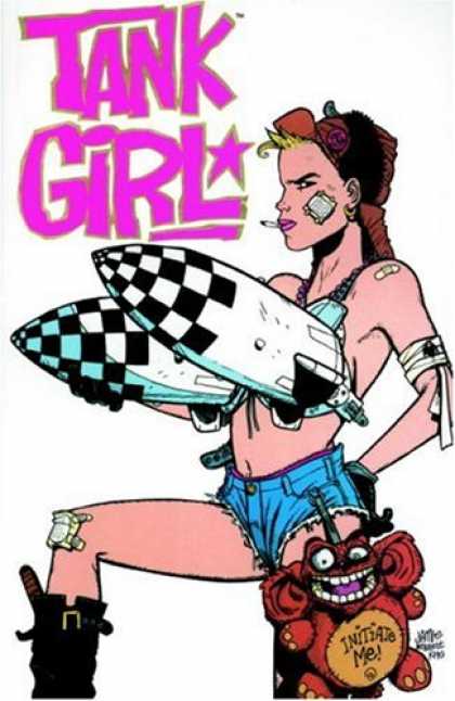 Bestselling Comics (2007) - Tank Girl (Tank Girl (Graphic Novels)) by Alan Martin - Tank Girl - Rockets - Bombs - Cigarette - Initiate Me