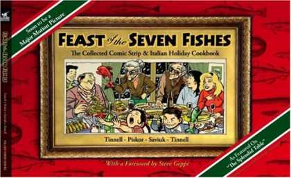 Bestselling Comics (2008) - Feast of the Seven Fishes: The Collected Comic Strip and Italian Holiday Cookboo - Tinnell - Crying Child - Family Dinner - Red Fish - Red Dress