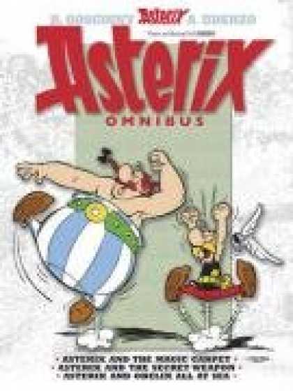 Bestselling Comics (2008) - Asterix Omnibus 10: Includes Asterix and the Magic Carpet #28, Asterix and the S - Asterix Omnibus - Obelix - Cheering - Gauls - Jumping