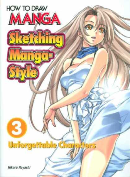 Bestselling Comics (2008) - How To Draw Manga: Sketching Manga-Style Volume 3: Unforgettable Characteristics - Draw - Sketch - Manga - Characters - Girl