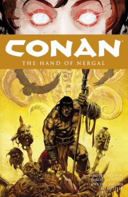 Bestselling Comics (2008) - Conan Volume 6: Hand of Nergal (Conan (Graphic Novels)) by Tim Truman - Conan - The Hand Of Nergal - Sword - Tomas Giorello - White Eyes