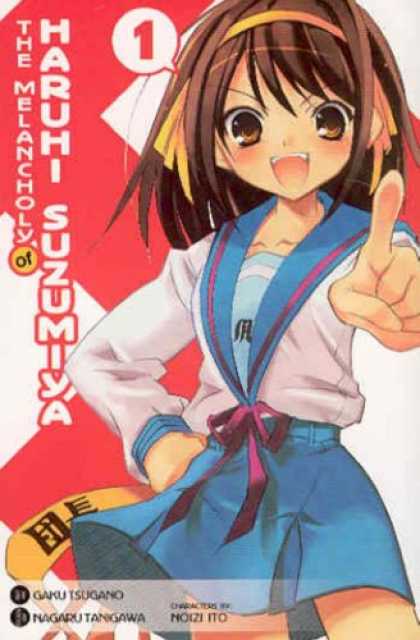 Bestselling Comics (2008) - The Melancholy of Haruhi Suzumiya, Vol. 1 (v. 1) by Nagaru Tanigawa - The Melancholy - Haruhi Suzumiya - Gaku Tsugano - Nagaru Tangawa - Girl