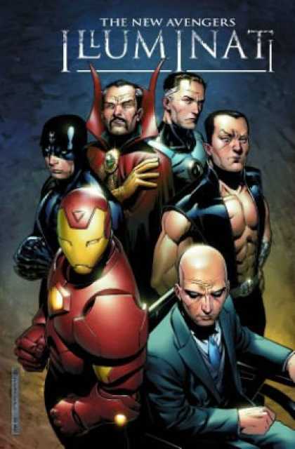 Bestselling Comics (2008) - New Avengers: Illuminati by Brian Michael Bendis - The New Avengers - Illuminati - Iron Man - Xavier - Magneto