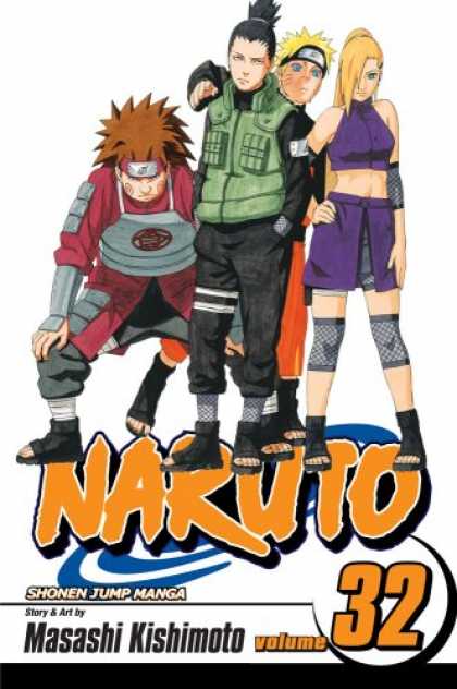 Bestselling Comics (2008) - Naruto, Volume 32 (Naruto (Graphic Novels)) (v. 32) - Naruto - Shonen Jump Manga - Masashi Kishimoto - Kneepads - Volume 32