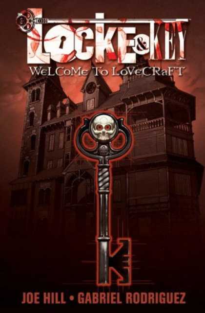 Bestselling Comics (2008) - Locke & Key by Joe Hill - Key - Mansion - Skull - Joe Hill - Gabriel Rodriguez