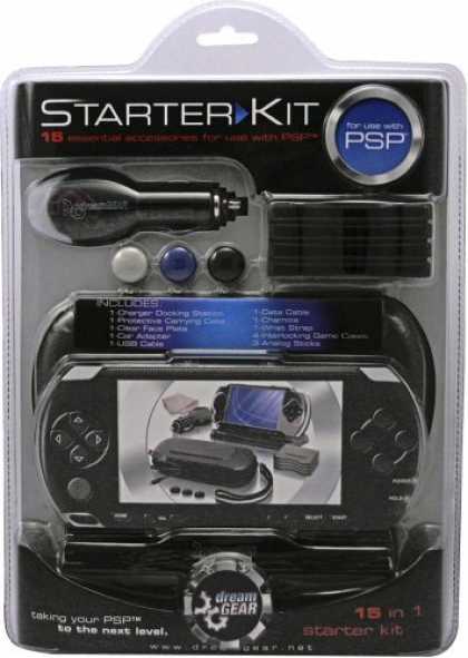 Bestselling Games (2006) - Sony PSP Starter Kit 15 In 1 Black