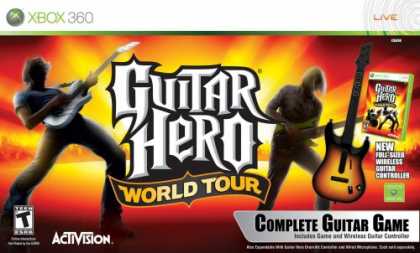 Bestselling Games (2008) - Xbox 360 Guitar Hero World Tour - Guitar Kit