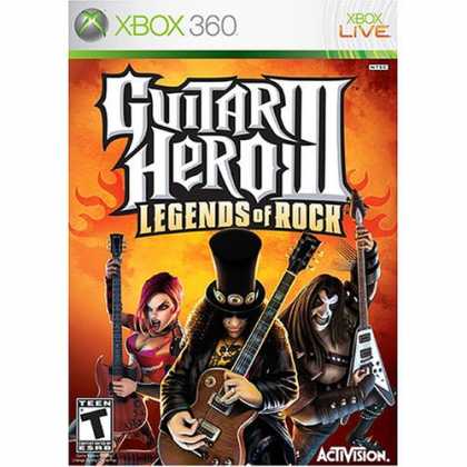 Bestselling Games (2008) - Guitar Hero III: Legends of Rock - Xbox 360