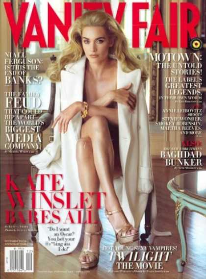 Bestselling Magazines (2008) - Vanity Fair, December 2008 Issue
