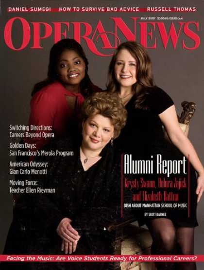 Bestselling Magazines (2008) - Opera News