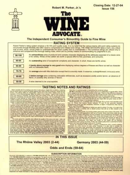 Bestselling Magazines (2008) - Wine Advocate
