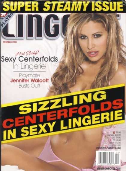 Bestselling Magazines (2008) - Playboy Lingerie, Feb/March 2008 Issue
