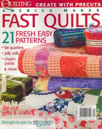 Bestselling Magazines (2008) - Mccall's Quilting, Fall 2008 Issue