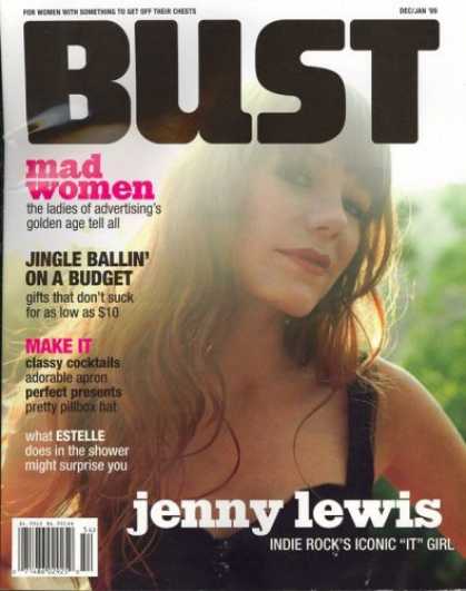 Bestselling Magazines (2008) - Bust, December/January 2009 Issue