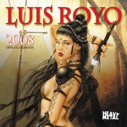 Bestselling Sci-Fi/ Fantasy (2007) - Art of Luis Royo 2008 Calendar
