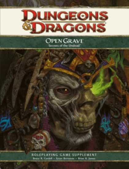Bestselling Sci-Fi/ Fantasy (2008) - Open Grave: Secrets of the Undead: A 4th Edition D&D Supplement by Bruce R. Cord