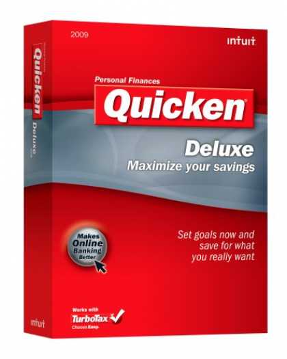 Bestselling Software (2008) - Quicken Deluxe 2009