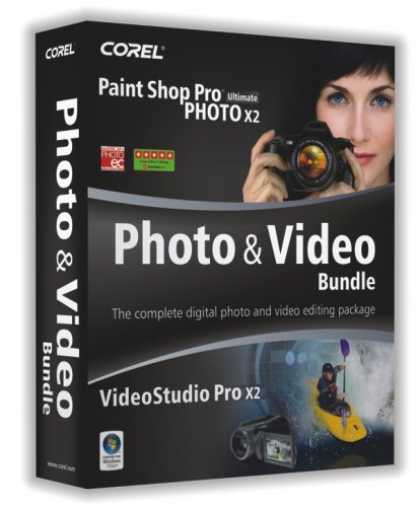 Bestselling Software (2008) - Corel Paint Shop Pro Photo X2 Ultimate & VideoStudio Pro X2 Bundle