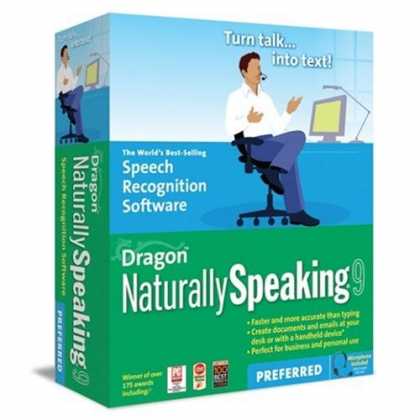 Bestselling Software (2008) - Dragon NaturallySpeaking 9 Preferred [OLD VERSION]