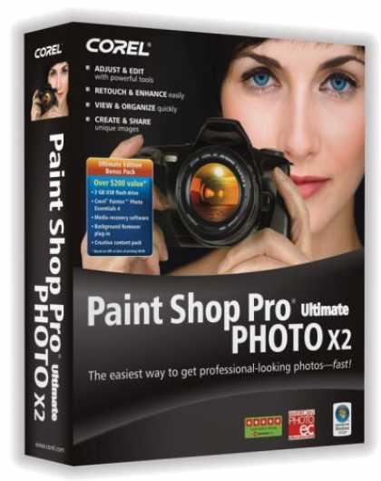 Bestselling Software (2008) - Corel Paint Shop Pro Photo X2 Ultimate
