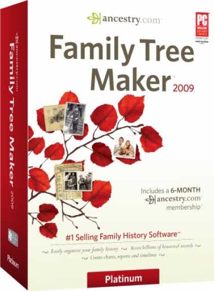 Bestselling Software (2008) - Family Tree Maker 2009 Platinum