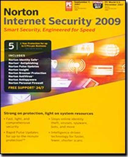 Bestselling Software (2008) - Norton Internet Security 2009 5-User