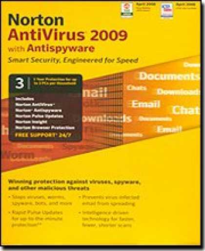 Bestselling Software (2008) - Norton Antivirus 2009 3User