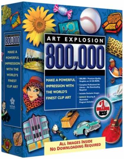 Bestselling Software (2008) - Nova Art Explosion 800,000 Clip Art