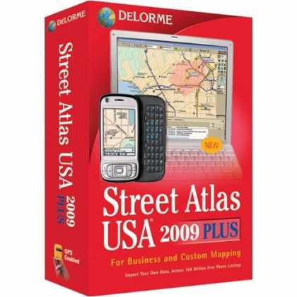 Bestselling Software (2008) - DeLorme Street Atlas USA Plus 2009