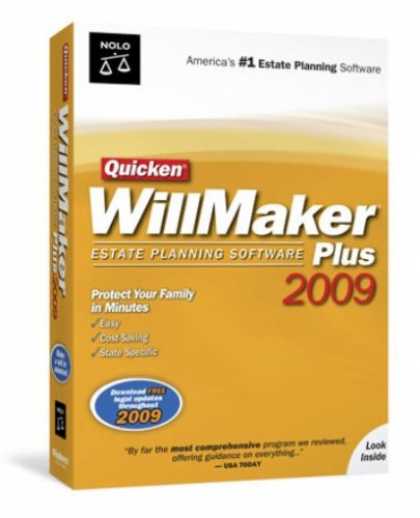 Bestselling Software (2008) - Quicken WillMaker Plus 2009