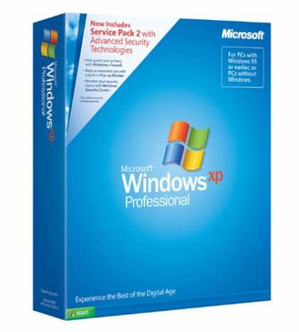 Bestselling Software (2008) - Microsoft Windows XP Professional FULL VERSION with SP2