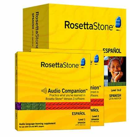 Bestselling Software (2008) - Rosetta Stone Version 3: Spanish (Latin America) Level 1 & 2 Set with Audio Comp