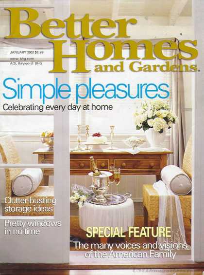 Better Homes and gardens - January 2002