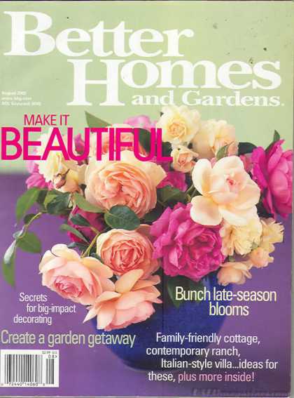 Better Homes and gardens - August 2002