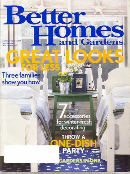 Better Homes and gardens - January 2003