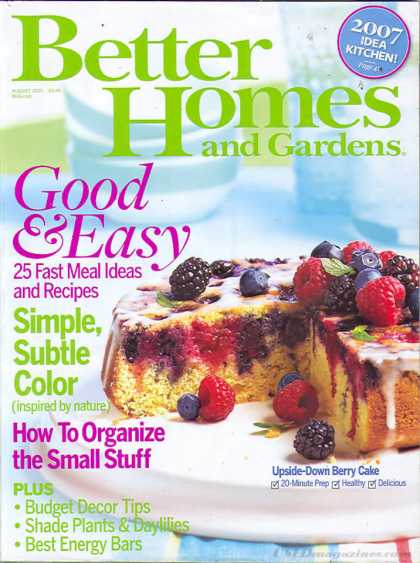 Better Homes and gardens - August 2007