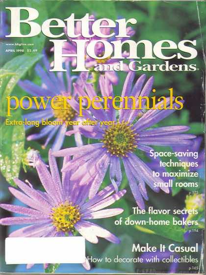 Better Homes and gardens - April 1998